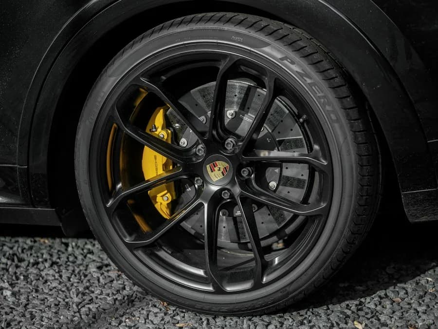 Alloy wheel close-up